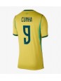 Brazílie Matheus Cunha #9 Domácí Dres pro Dámské MS 2026 Krátký Rukáv Brazílie Matheus Cunha #9 Domácí Dres pro Dámské MS 2026 Krátký Rukáv